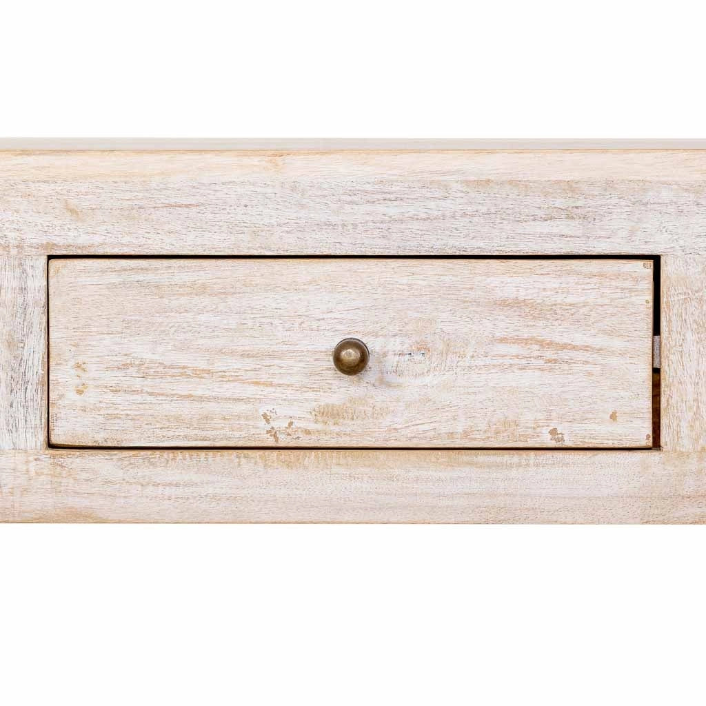Consolle in legno bianco 119,38x40,64x78,74h cm