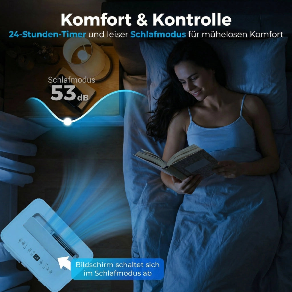 Condizionatore portatile 12000 BTU ¨C zephmum ¨C 4-in-1 WiFi controllo vocale