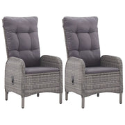 Set Mobili da Pranzo per Giardino 3 pz Grigio 3068689