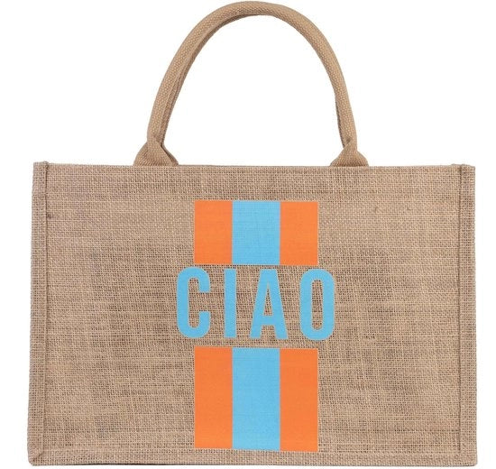 Borsa da Spalle Vintage Chic in Juta con Disegno a Strisce per Donna Ecowallet Riciclabile Luxe Borsa per il Mare da Utilizzare Tutto l'anno