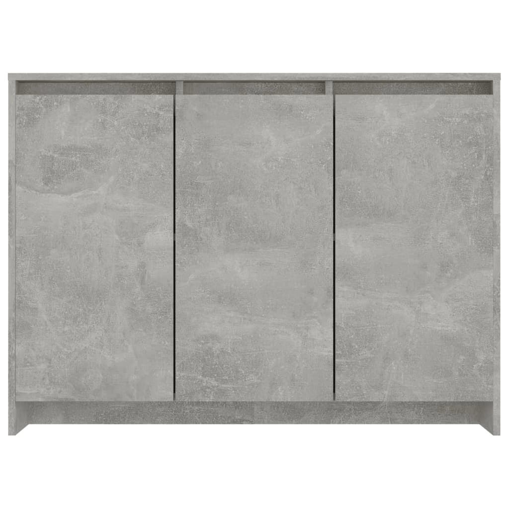 Buffet credenza cassettiera armadio mobile contenitore organizer per cucina soggiorno salotto 102 x 33 x 75 cm legno ingegnerizzato grigio 02_0031834