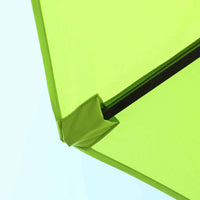 Ombrellone da Giardino Doppio 460x270x240 cm in Acciaio e Poliestere Verde