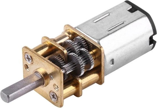 Motore DC ad alta coppia con riduttore di velocità turbo - 6 V motore 15 tpm elettromotore.