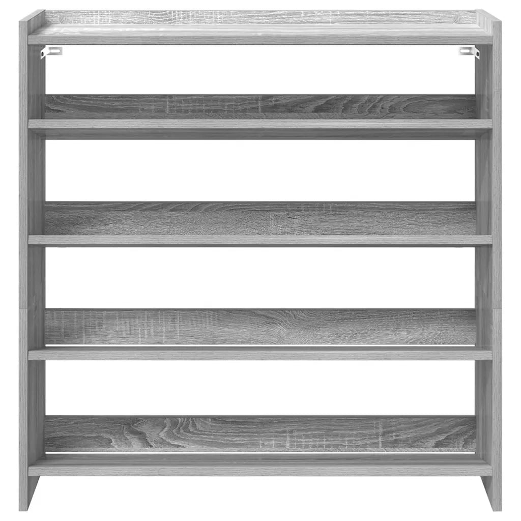 Scarpiera Grigio Sonoma 80x25x81 cm in Legno Multistrato 859910