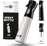 Sprayfles 300ml con funzione di atomizzatore [Bianco] | Sprayfles per parrucchieri e uso domestico | Sprayfles per piante | 3-4 secondi di spruzzo continuo | Atomizzatore a olio