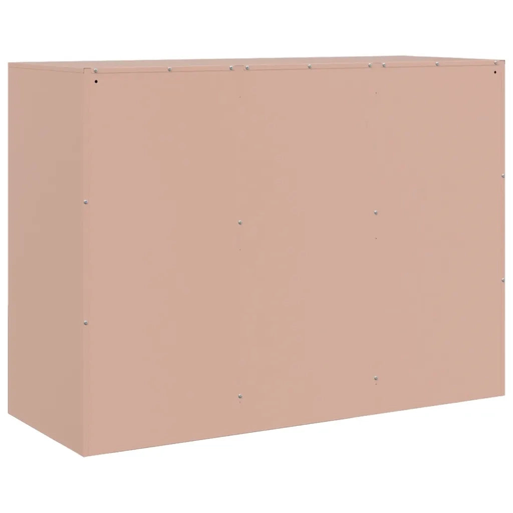 Credenza Rosa 99x39x73 cm in Acciaio
