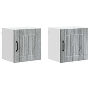 Pensile da cucina | Armadietto a muro LUCCA 2 pz Grigio Sonoma 40 x 31 x 40 cm