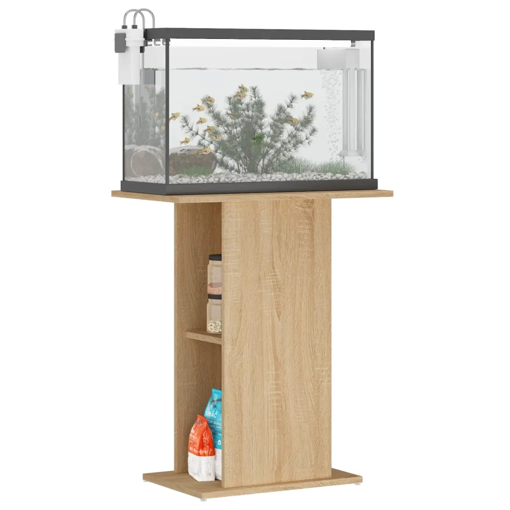 Supporto per acquario in rovere Sonoma 60,5x36x72,5 cm in legno ingegnerizzato CFW1201365