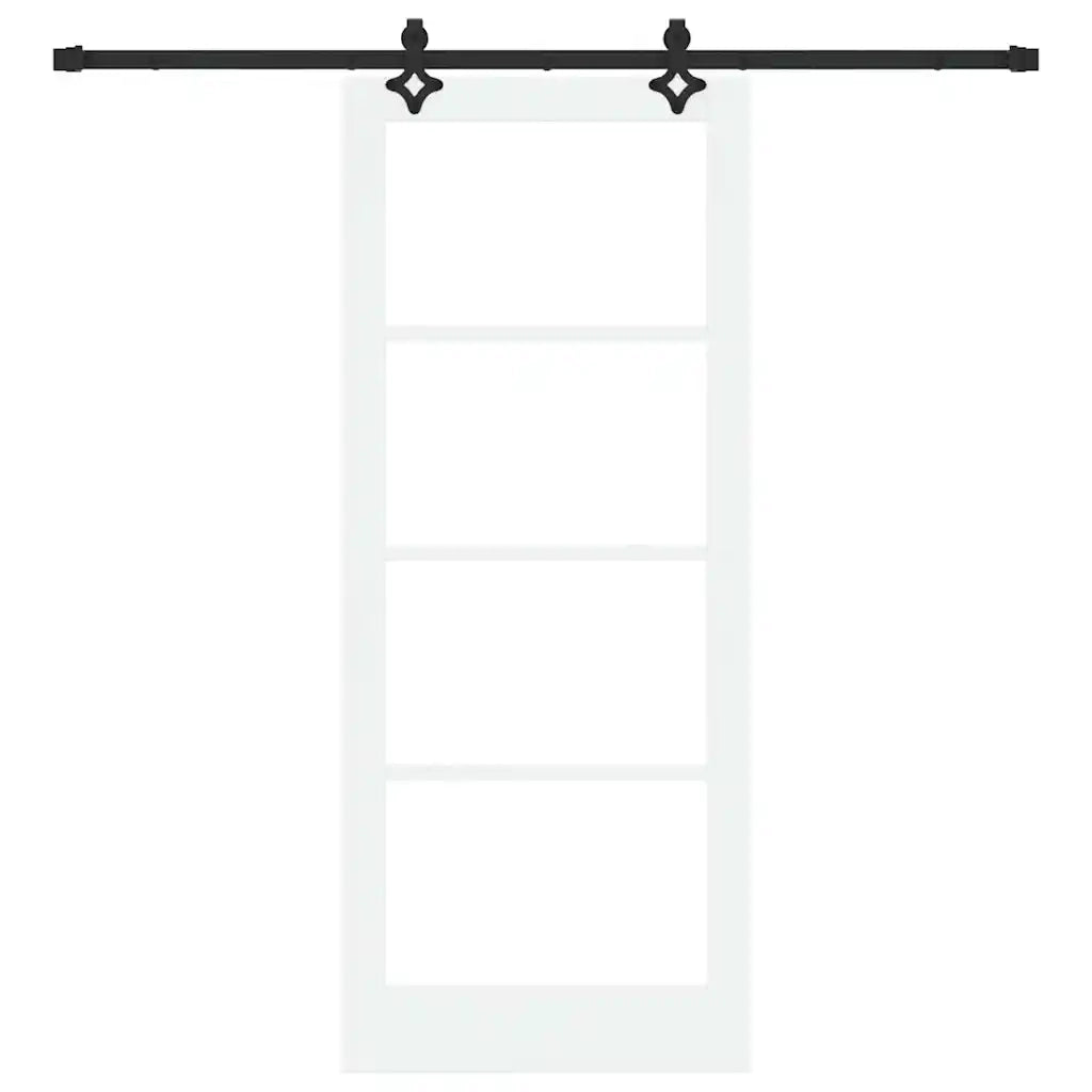 Porta scorrevole ORKDAL Bianco e Nero 83 x 202 cm 3332194