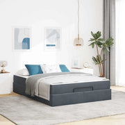 Struttura letto con materasso 2 pcs Grigio Sfumato Velluto