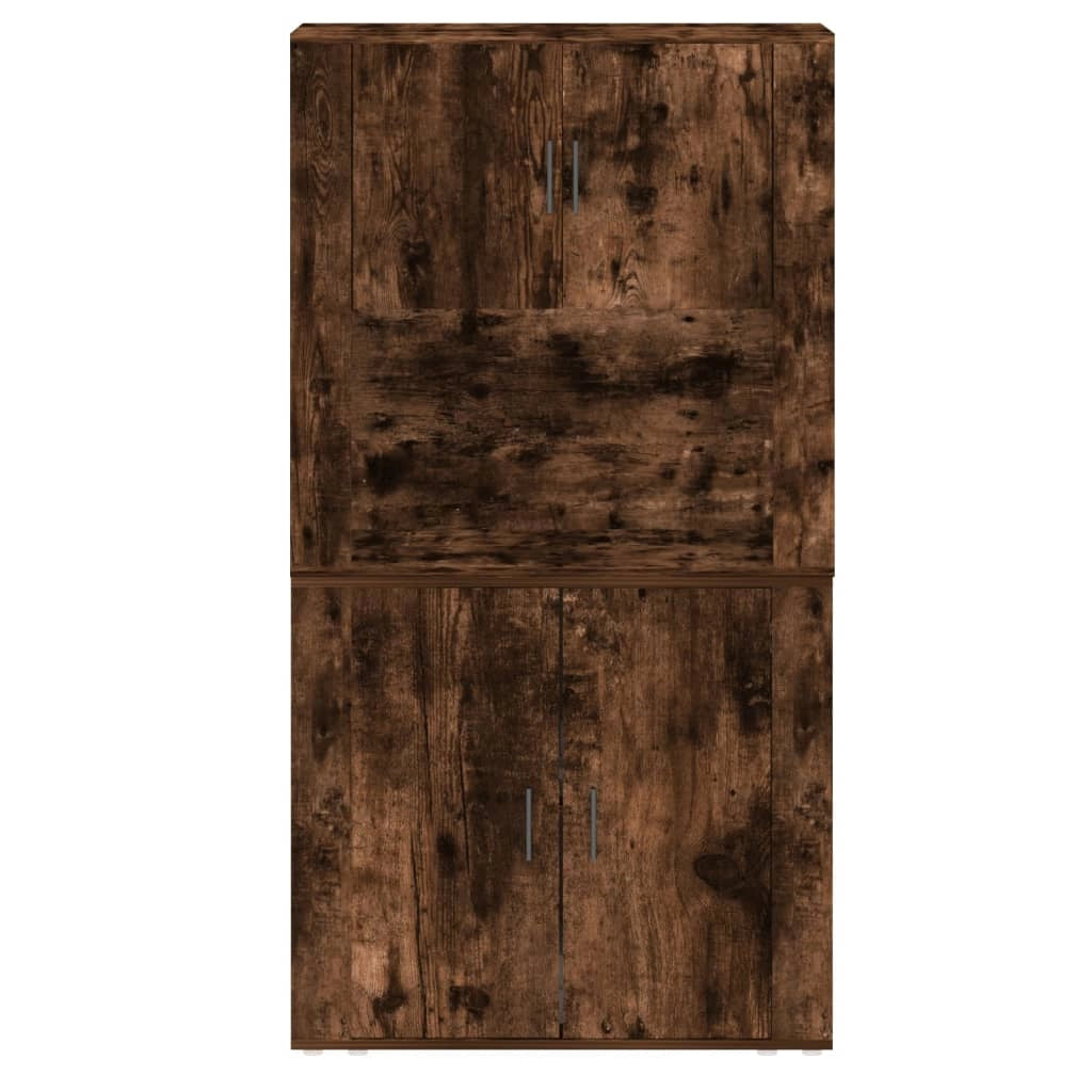 Credenza buffet cassettiera mobile contenitore organizer cucina soggiorno soggiorno legno multistrato marrone 02_0033569