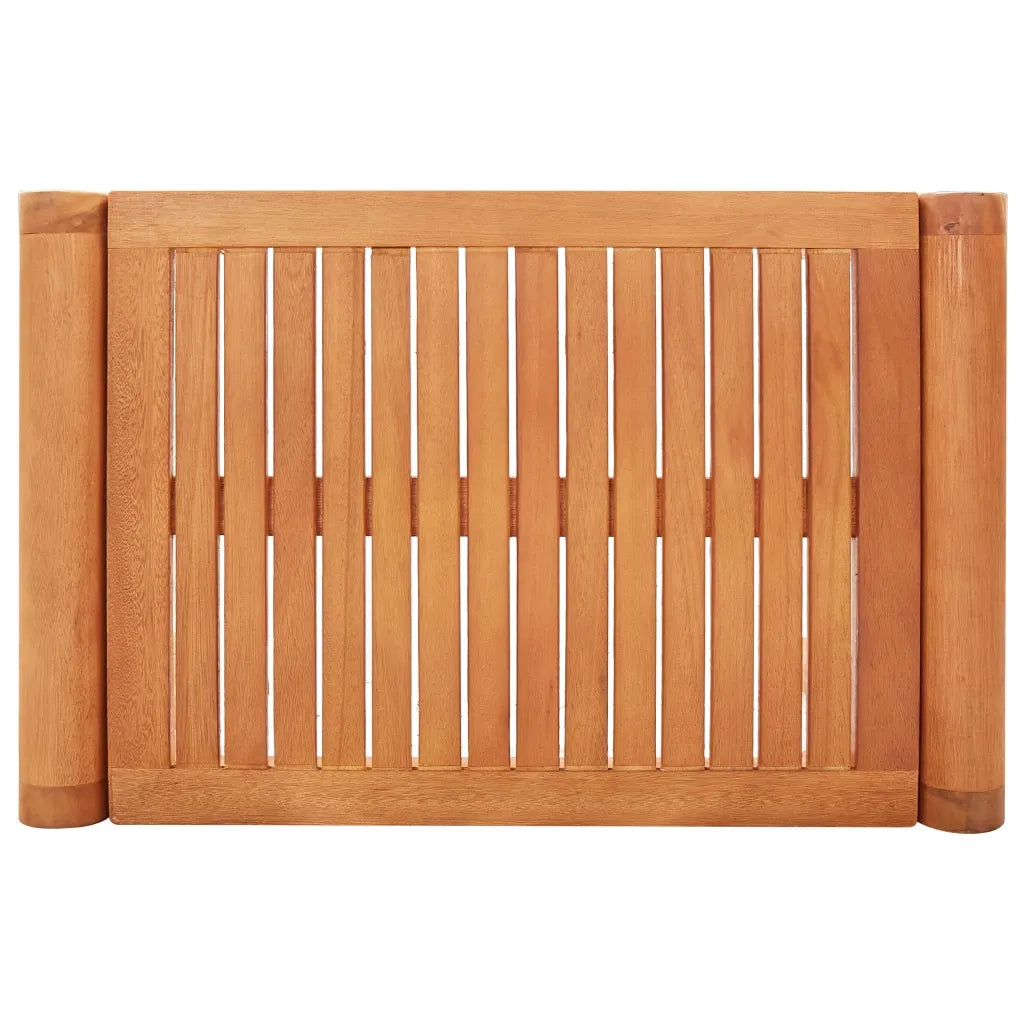 Panchina da Giardino 64 cm in Legno Massello Eucalipto