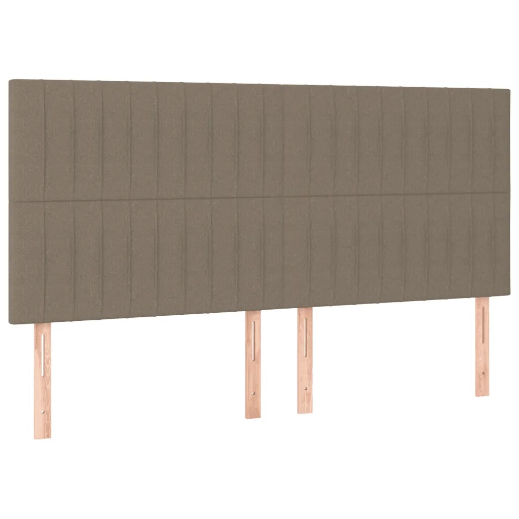 Giroletto a Molle con Materasso Tortora 160x200 cm in Tessuto 3132165