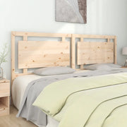 Testiera per Letto-Testata-Testiera Decorativa 205,5x4x100 cm in Legno Massello di Pino 318947