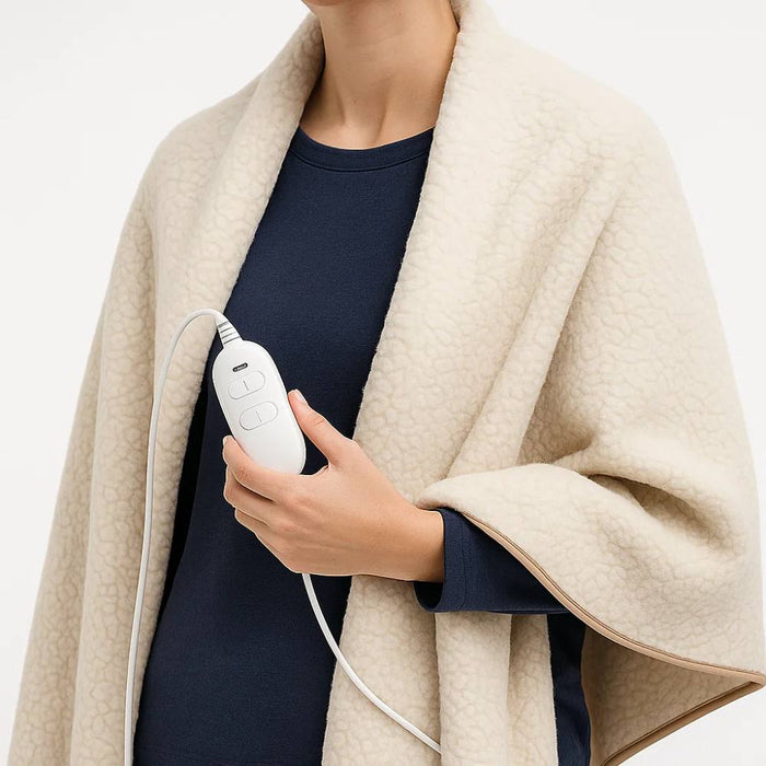 Termocoperta elettrica in lana sintetica zephir con sicurezza e comfort *** numero posti 1 piazza, confezione 1