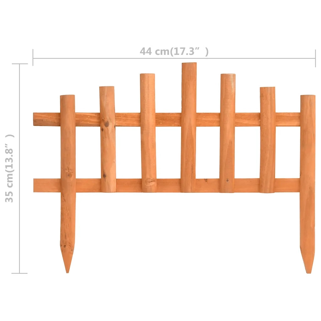 Bordature per Prato 10 pz in Legno di Abete 4,4 m 314846