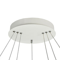 Lampada pendente Modern in Metallo Nola Bianco