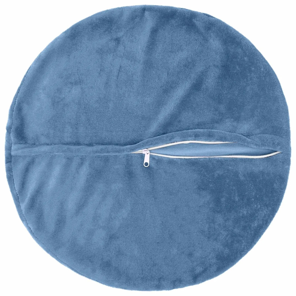 Federa 2 pcs HEERLEN Azzurro Ø 60 cm Flanella 923115