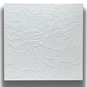 10 o 20mq (40 oppure 80 pezzi) di pannello decorativo a soffitto in polistirene compatto 50x50cm (spess. 1cm) LYON - Pacco da 10 metri quadrati
