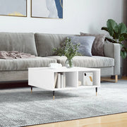 Tavolino da Salotto Bianco 60x60x30 cm in Legno Multistrato 827028