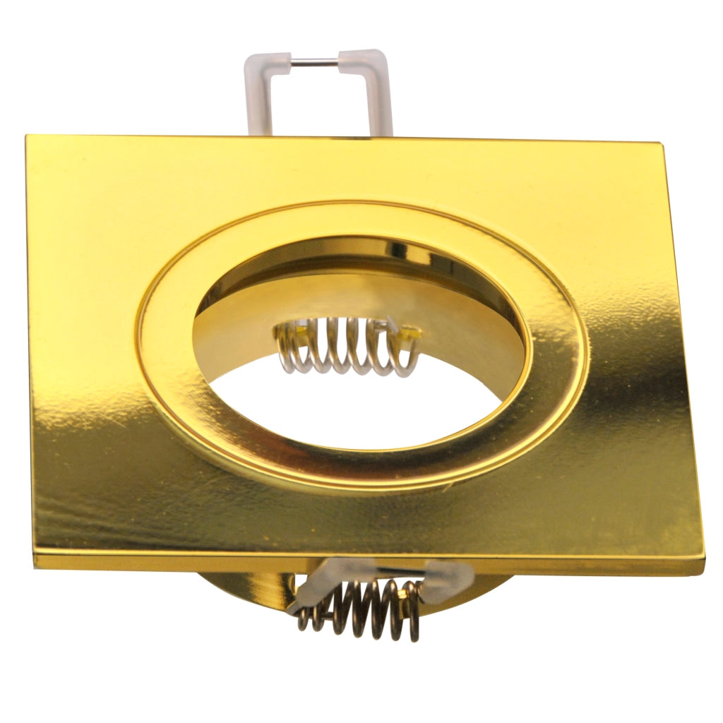 Faretto incasso quadrato oro GU10 FEBE 323347 Polux