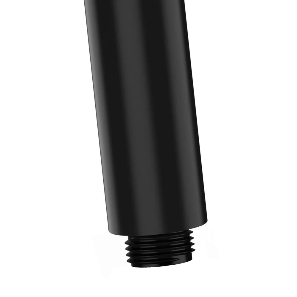 Doccetta minimale tonda nero opaco