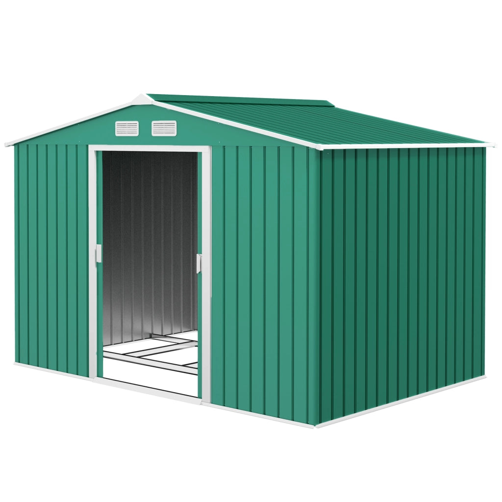 Capanno da Giardino in Acciaio ¨C zephmum ¨C Verde Scuro 277x195x192 cm