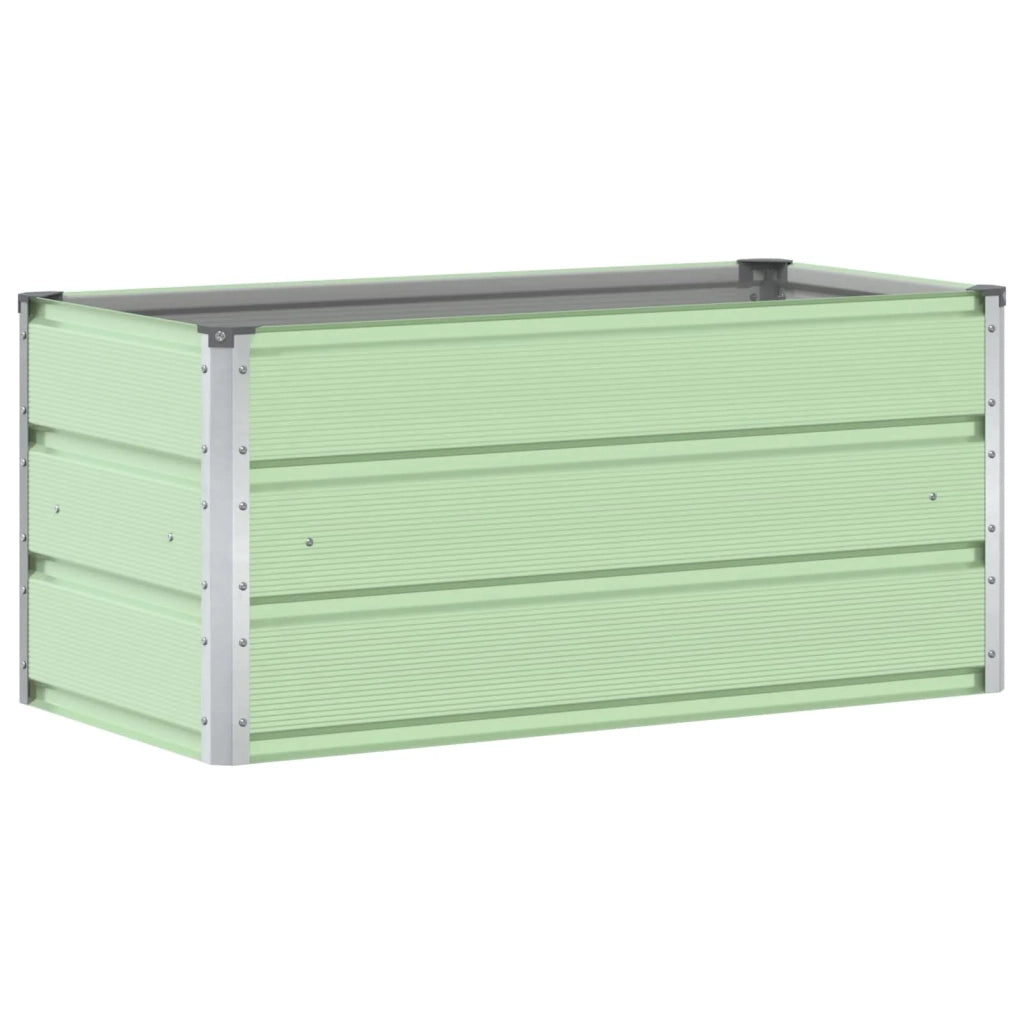 Fioriera Verde Pastello 100 x 50 x 45 cm Acciaio zincato 42018254