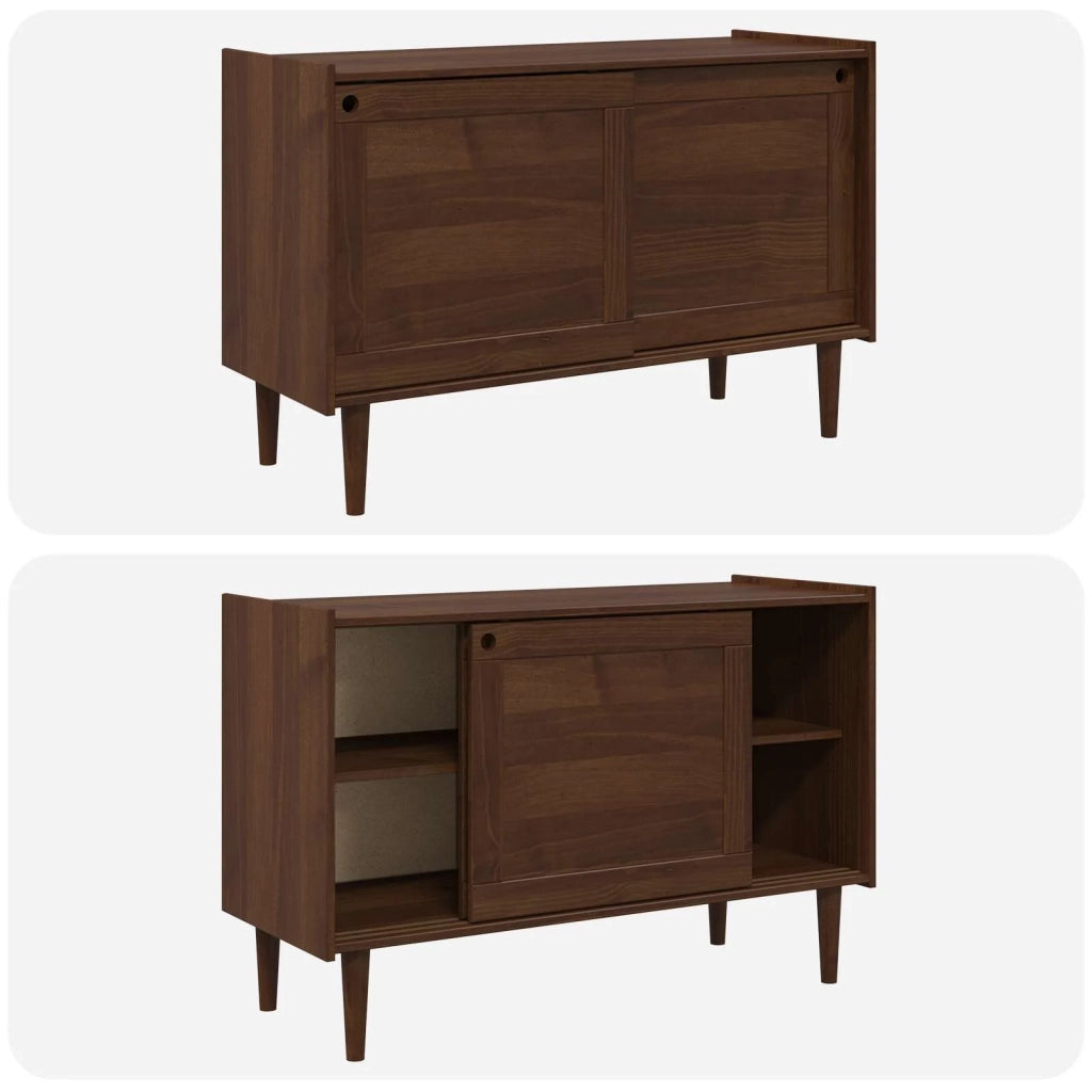 Credenza BILBAO Caramello scuro 114 x 45 x 75 cm 42041328