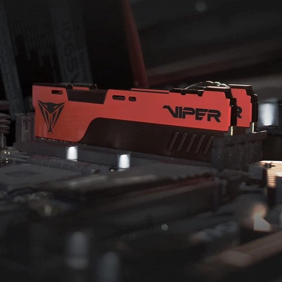 Modulo di memoria DDR4 Viper Elite II 16GB 3200MHz - Nero-Rosso