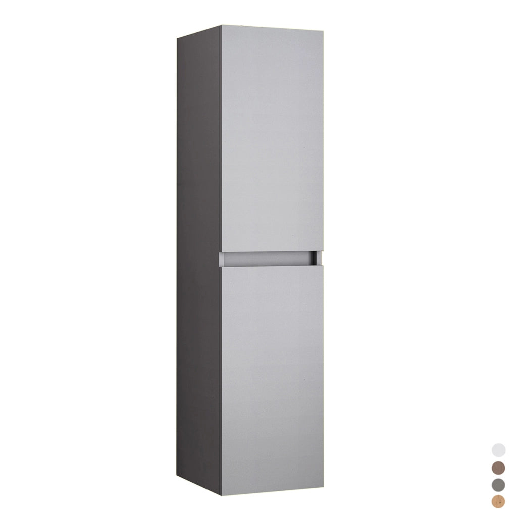 COLONNA BAGNO SOSPESA DEARUM- cm 140 x 35 x 32 Frassino Scur- DH- pezzi 1