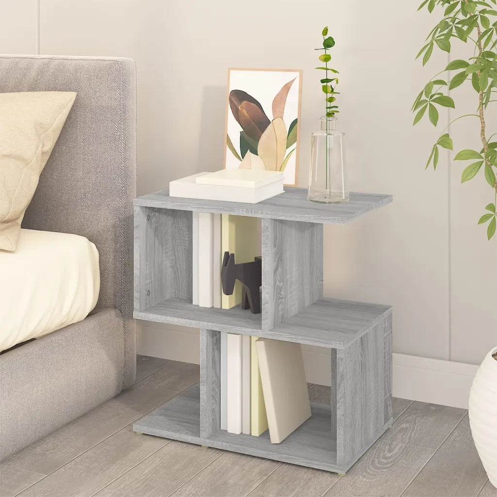 Comodino Grigio Sonoma 50x30x51,5 cm in Legno Multistrato 815830