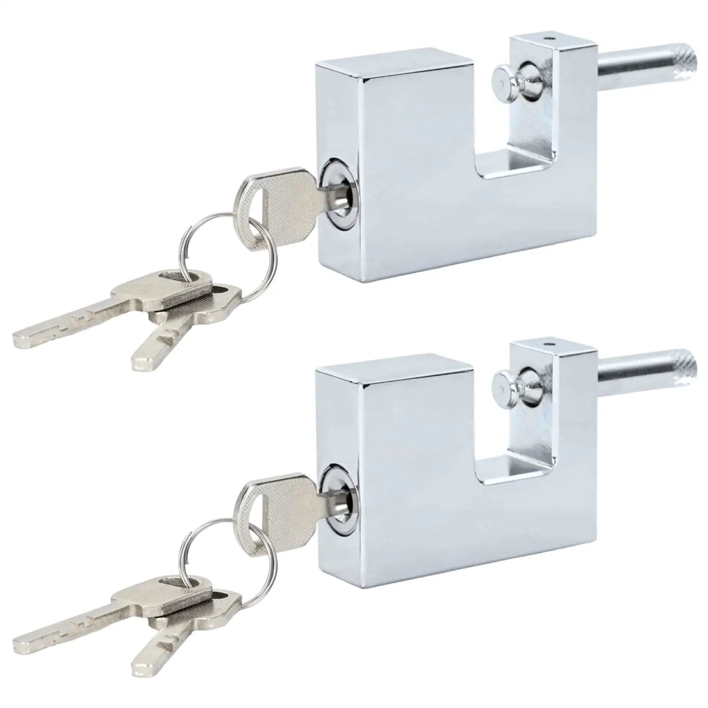 Lucchetto 2 pz Argento Acciaio CFW2328853