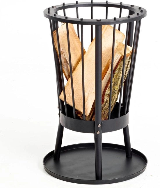 Vasca da fuoco Moderna a Rondi - esterno - acciaio verniciato - 40x62cm
