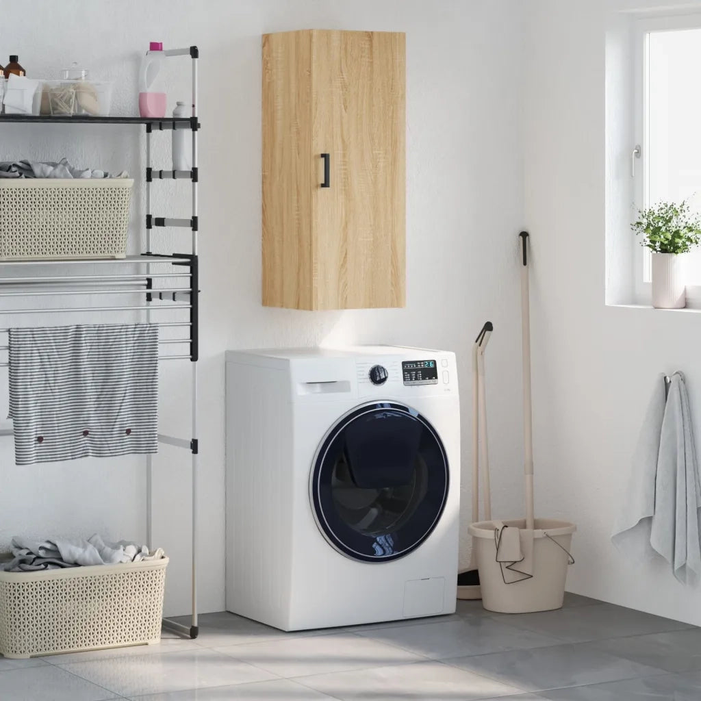 Armadietto a Muro | Mobile a Parete Rovere Sonoma 34,5x34x90 cm