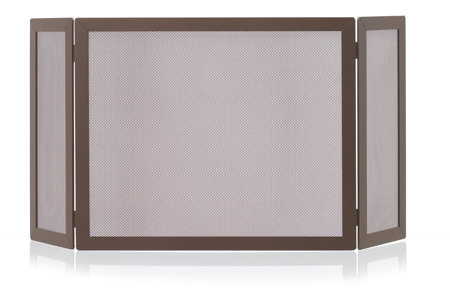 Parascintille con Antine 100x50 cm per Camino a Legna in Ferro Belfer 3009/R Ruggine