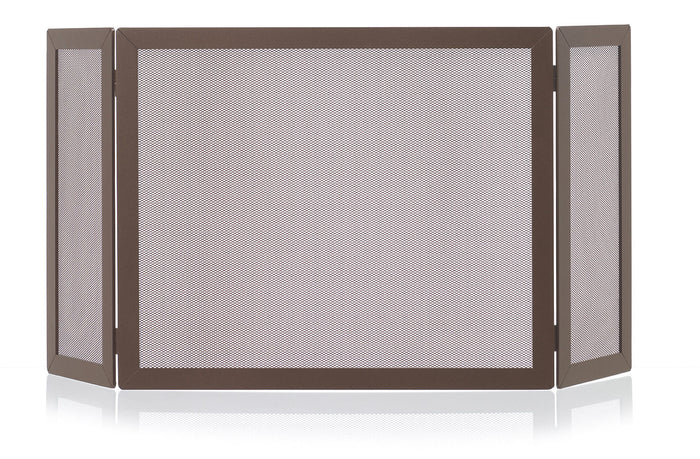 Parascintille con Antine 100x50 cm per Camino a Legna in Ferro Belfer 3009/R Ruggine