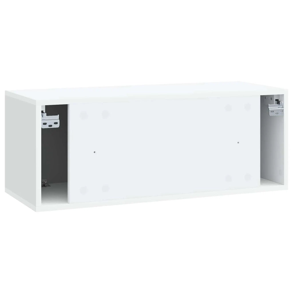 Mobile Porta TV da Muro 78,5 x 31 x 30 cm Bianco 899225