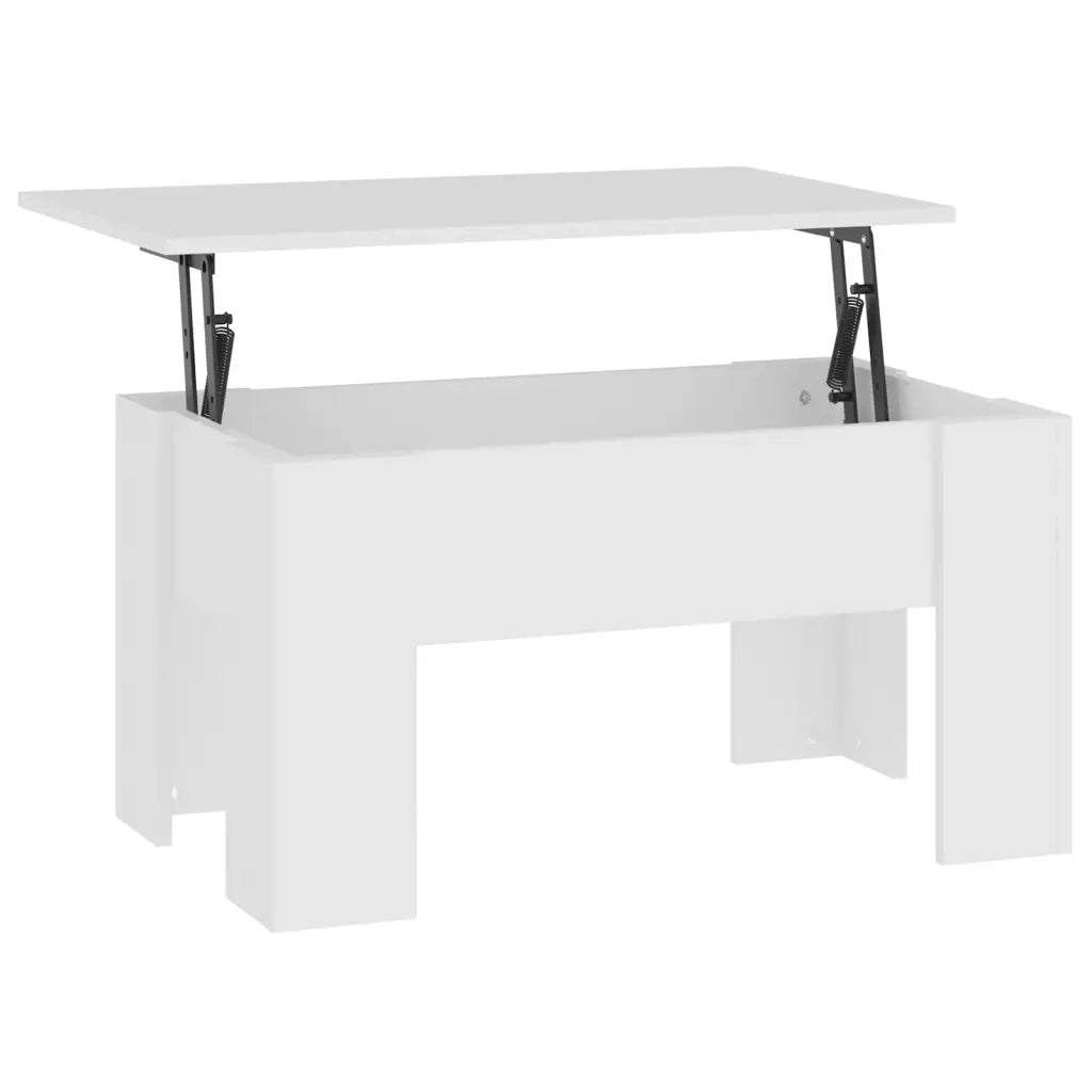 Tavolino da Salotto Bianco 79x49x41 cm in Legno Multistrato cod mxl 8941