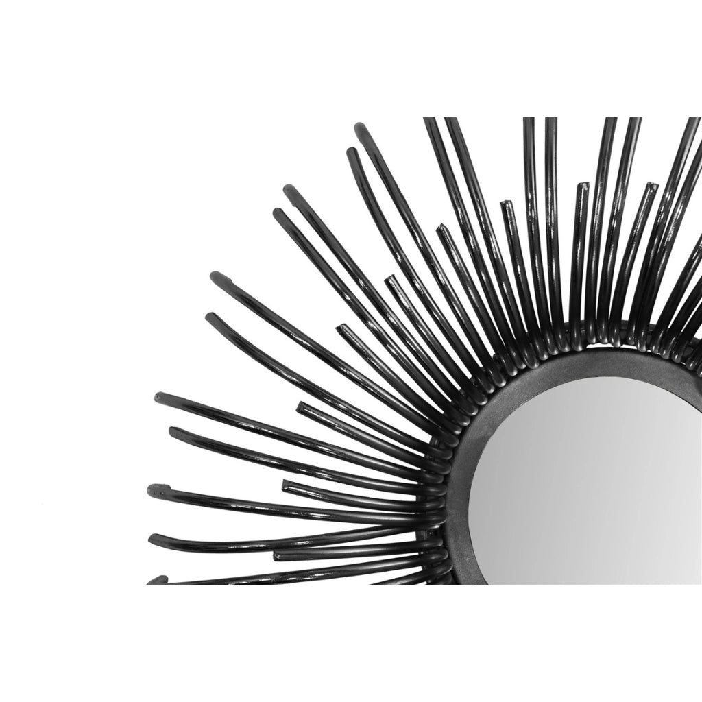 Set di 4 Specchi da Parete Duke Design a Raggiera Nero