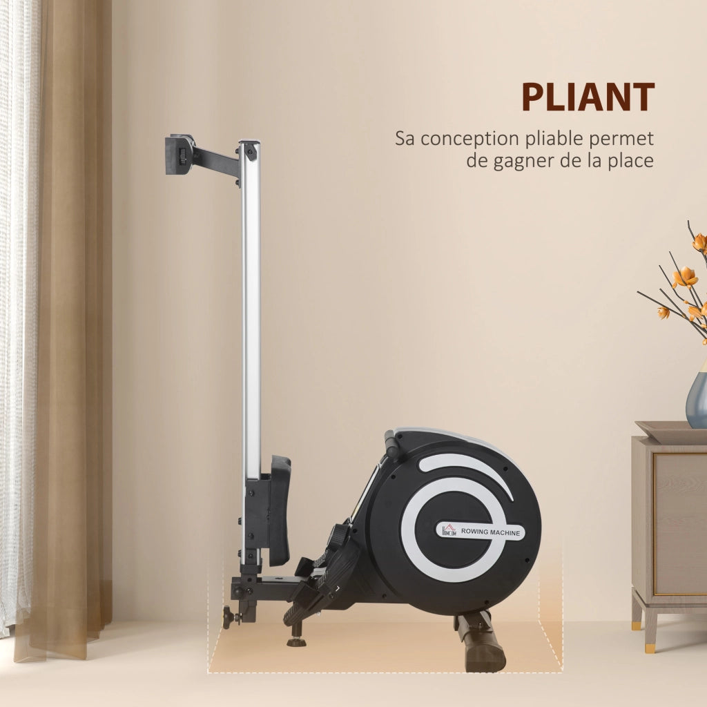 Ellittica Pieghevole ¨C zephmum ¨C 8 Livelli Resistenza Magnetica, LCD, Nero Argento