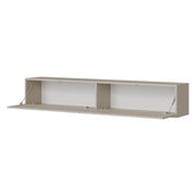 Mocogno, Mobile Porta tv un Ripiano, 180x32x32h cm Beige