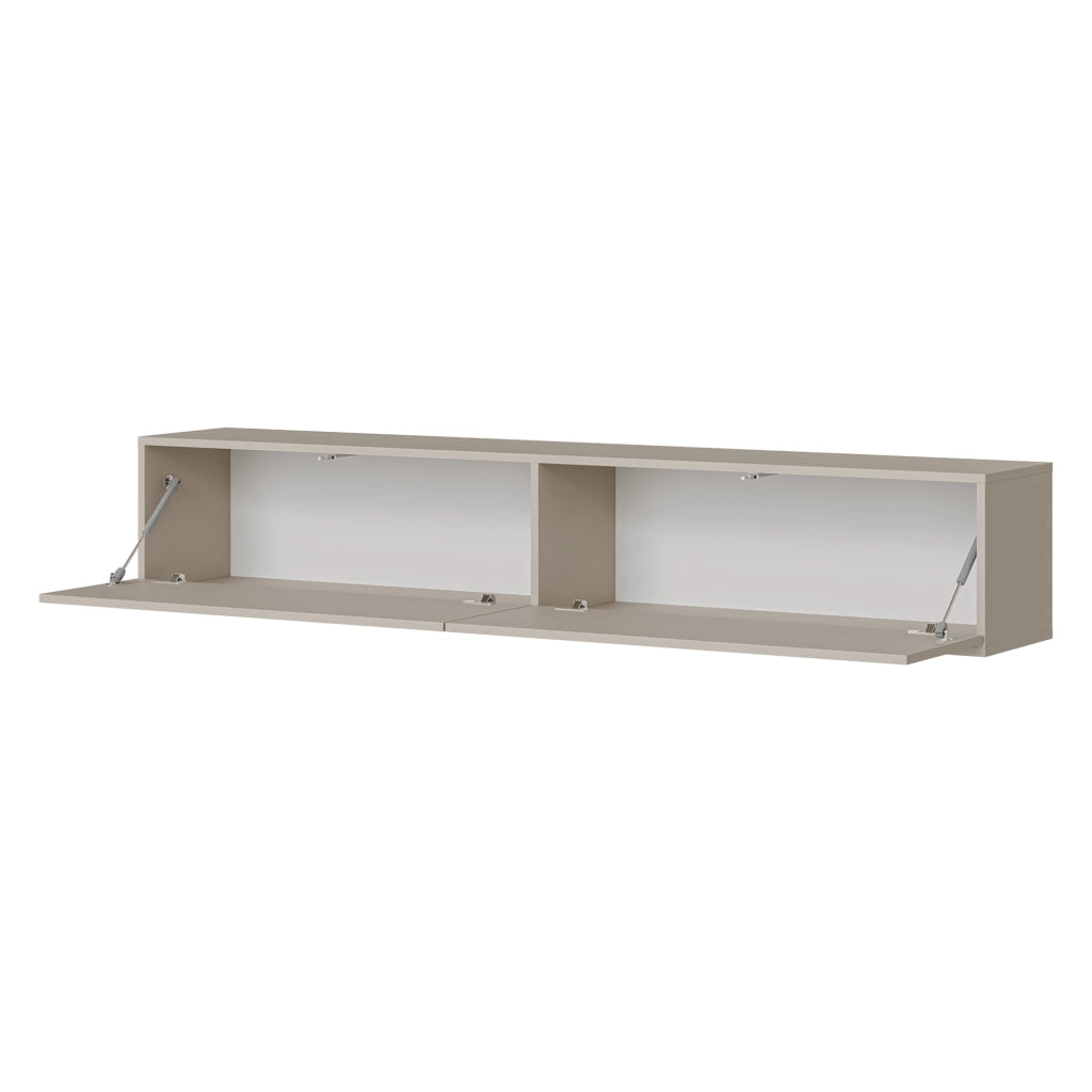 Mocogno, Mobile Porta tv un Ripiano, 180x32x32h cm Beige