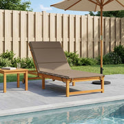 Cuscino per Lettino GEMERT 100% Poliestere Tortora 948589