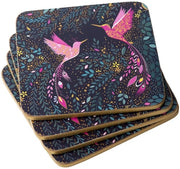 Collezione India di Sara Miller, Paradiso degli Uccelli Zoppini, Set da 4