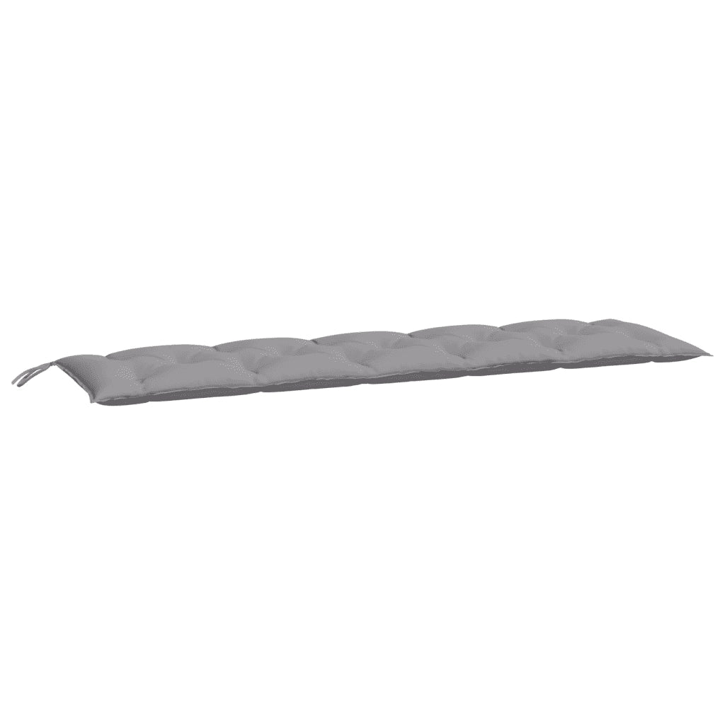 Cuscino per Panca-Cuscini per panchina Grigio 180x50x7 cm in Tessuto Oxford 759804