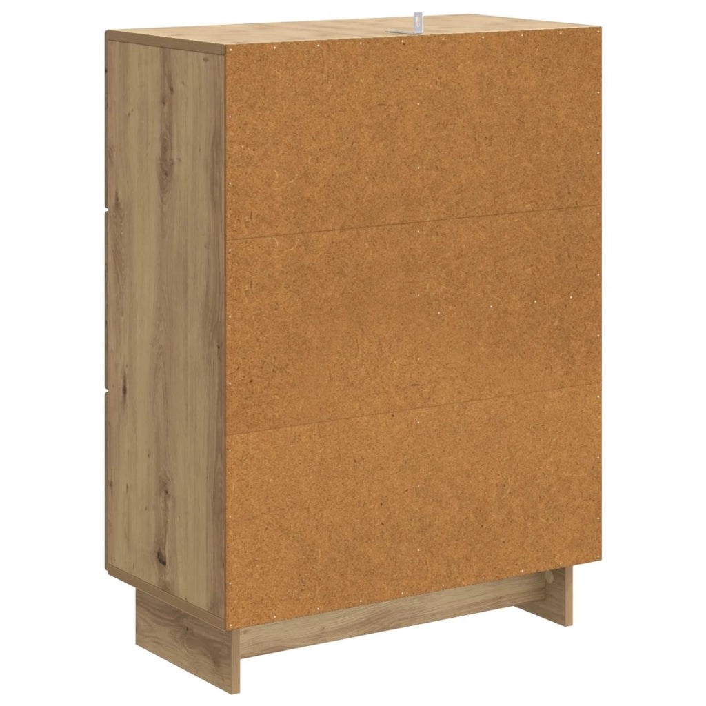 Credenza con cassetto Rovere Artigianale 66 x 34,5 x 90 cm 893944