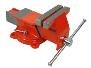 MORSA DA BANCO GIREVOLE IN ACCIAIO  mm.150 base girevole    ALTE