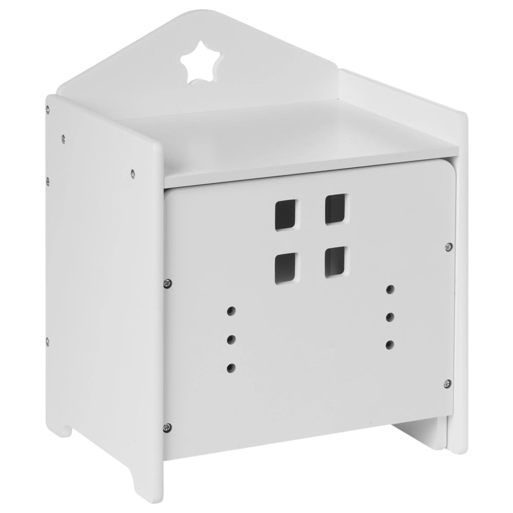 Set di tavolo e sedia con gambe in MDF bianco e legno di pino con piano in lavagna Montessori per camera dei bambini in stile scandinavo