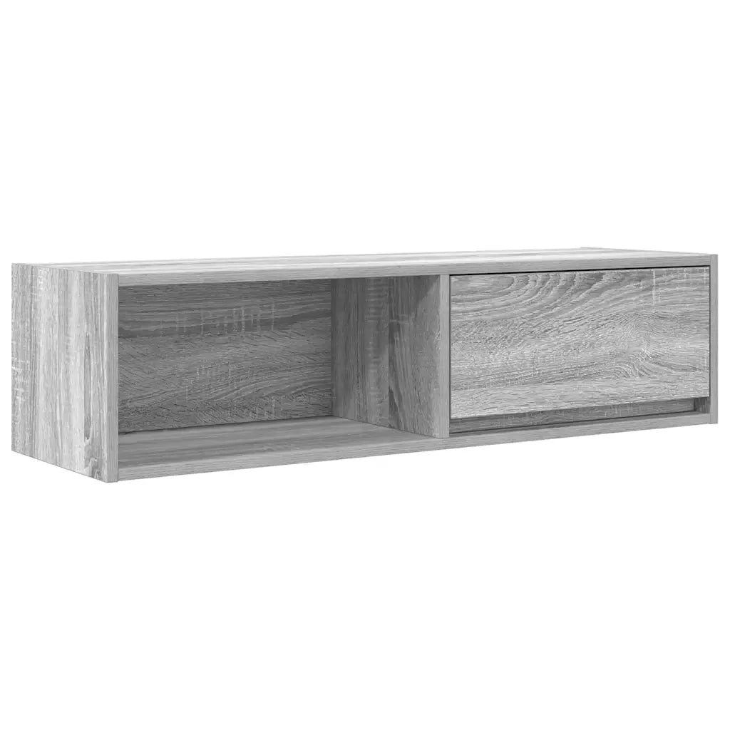Mobile TV-Credenza TV-Console TV Grigio Sonoma 100x31x25,5 cm in Legno Multistrato